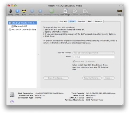 formatting disk for mac and windows