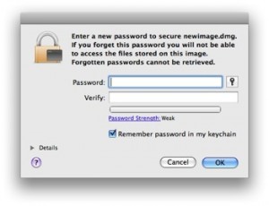 mac os password protect folder
