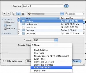 how to change pdf size on mac
