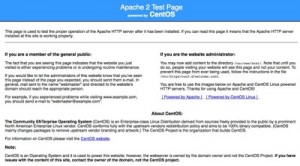 Apache 2 test page powered by centos вместо сайта